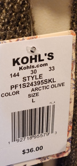 Brand New Ladies Large Artic Olive pullover sweater *°Pink Republic) - Picture 5 of 7